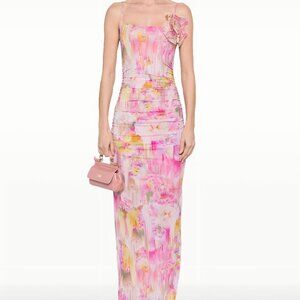Blumarine floral print maxi dress